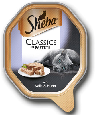 SHEBA Classic, pasteta s teletinom i piletinom, u struci, 85g