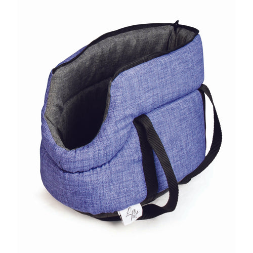 LEO PET Torba Venere 45x30x28cm, plava/siva