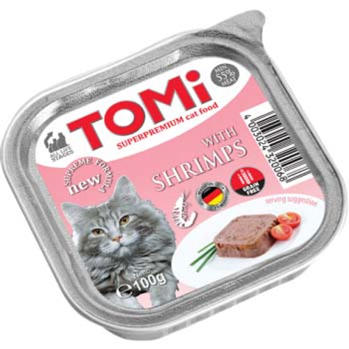 TOMI Pasteta za macke Racici 100g