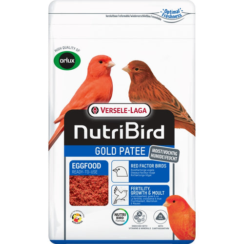 VERSELE-LAGA NutriBird Gold Patee Red, jajcana hrana za kanarince, 1kg
