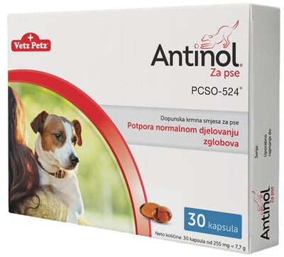 VETZ Antinol za smanjenje upalnih procesa u zglobovima za pse, 30kom