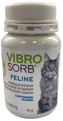 VIBROSORB Feline, Mineralni dodatak za macke s detoksikacijskim ucinkom 50g