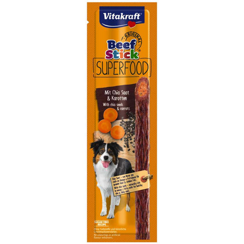 VITAKRAFT Beef Stick Superfood, s mrkvom i chia sjemenkama, 25g