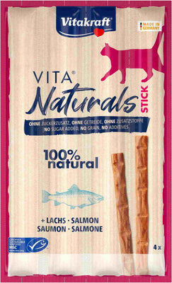 VITAKRAFT Cat sticks Vita Naturals, poslastica za macke, Losos 4x5g