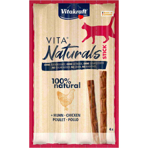 VITAKRAFT Cat sticks Vita Naturals, poslastica za macke, Piletina 4x5g