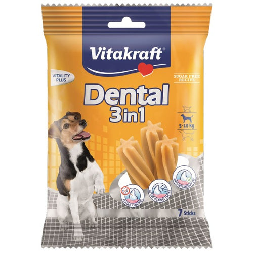 VITAKRAFT Dental fresh, 3u1, poslastica za pse od 5 - 10kg, 120g