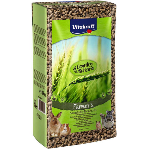 VITAKRAFT Farmer's, peletirana slama, stelja za glodavce, 8 kg