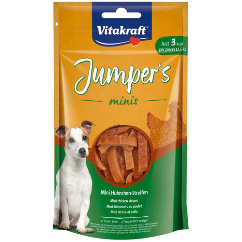 VITAKRAFT Jumper's minis Chicken Stripes, poslastica za pse, 80g