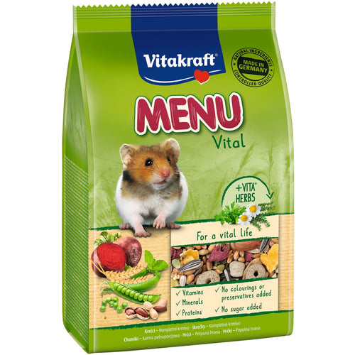 VITAKRAFT Menu Vital, za hrcke, 400 g