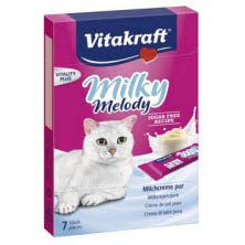 VITAKRAFT Milky Melody, mlijecna krema, poslastica za macke, 7x10 g