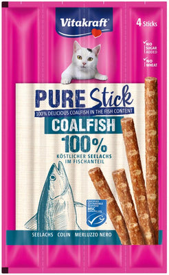 VITAKRAFT Pure Cat Stick, poslastica od kolje, 4x5 g
