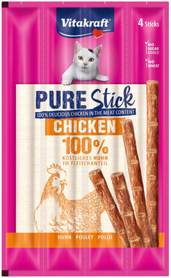 VITAKRAFT Pure Cat Stick, poslastica od piletine, 4x5 g