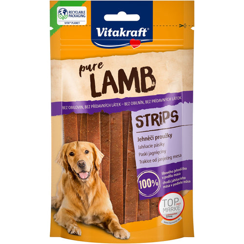 VITAKRAFT Trakice janjetine, poslastica za pse, 80g