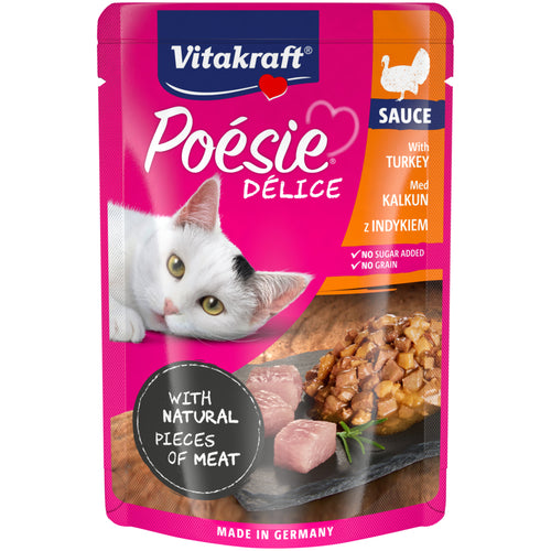 VITAKRAFT Vitakraft Poesie DeliSauce vrecica pureca prsa 85g