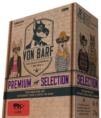 Von BARF Premium Selection divljac, sirova zamrznuta hrana za pse, 8x250g