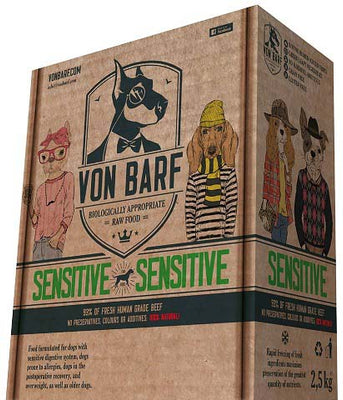 Von BARF Sensitive, sirova zamrznuta hrana za pse, 2,5kg