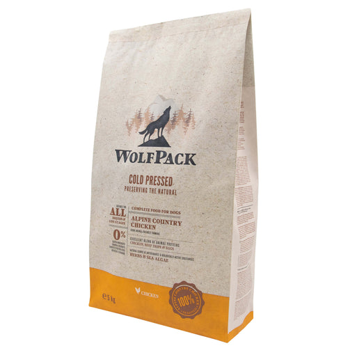 WOLFPACK Alpine Country piletina, hladno presana hrana za pse