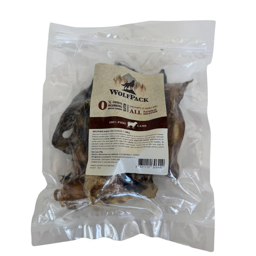 WOLFPACK Janjece uho s krznom, 100g