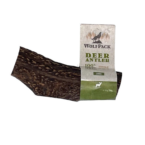 WOLFPACK Jelenji rog L, 100% prirodna zvakalica, 151g-220g