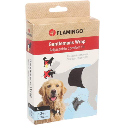 FLAMINGO Pants Male King Black, perive zaštitne gaće za mužjake