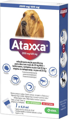 ATAXXA (Krka) ampula SpotOn za pse iznad 25kg 1x4ml 1/10