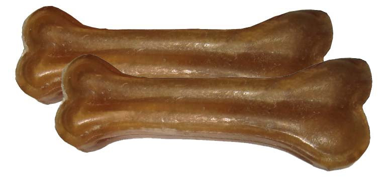 HAU&MIAU Rawhide, presana kost, 100% goveđa koza, 2 kom/12,5cm 90g