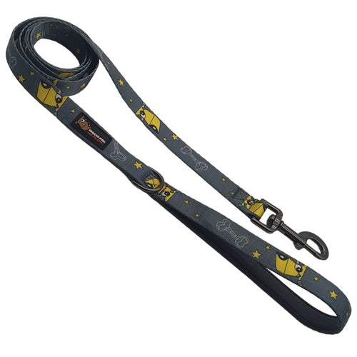 MATIS Vodilica za psa Matis Design Space Dog, 1,5cm/150cm, siva