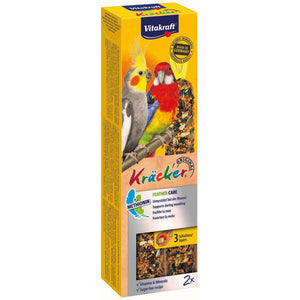 VITAKRAFT Stapici za snazno perje srednjih i velikih papiga, 2 kom/180g