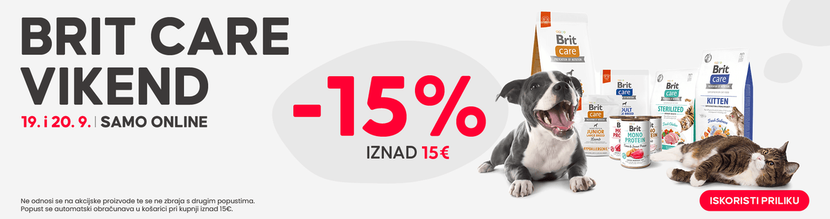 HTTPS WWW PET CENTAR HR COLLECTIONS BRIT CARE VIKEND AKCIJA 15