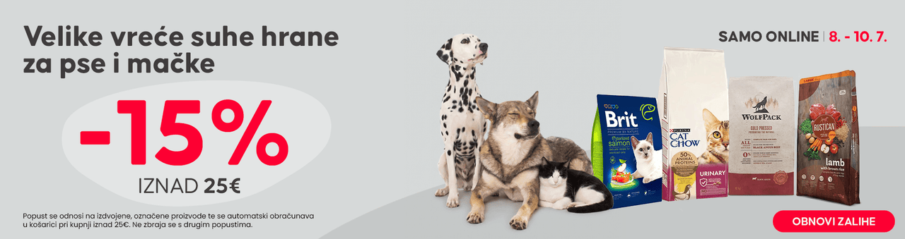HTTPS WWW PET CENTAR HR PAGES VELIKE VRECE SUHE HRANE AKCIJA