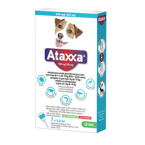 ATAXXA (Krka) ampula SpotOn za pse 4-10kg 1ml 1/1
