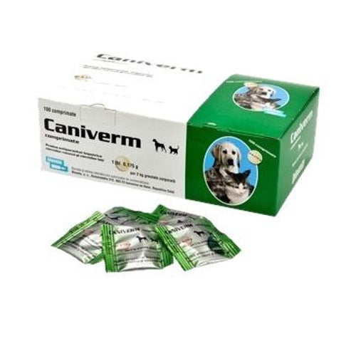 BIOVETA Caniverm tablete protiv unutarnjih nametnika za pse i macke, 0,7g/1kom