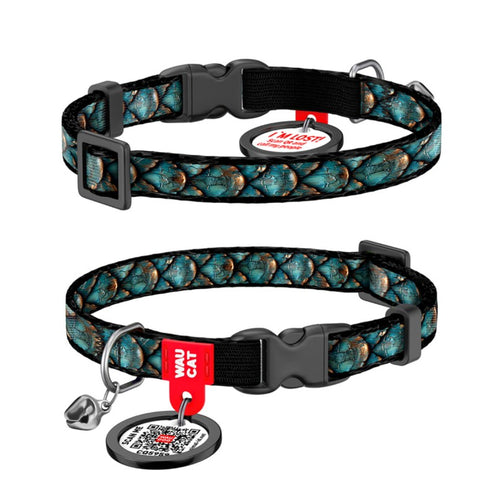 WAUDOG Ogrlica za macke Scales, Smart QR, XS, 10mm/20-30cm