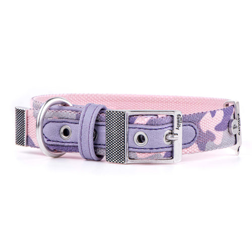 MYFAMILY CLERANCE Ogrlica za pse West Point, najlon, 1,6cm/22-26cm, ruzicasta
