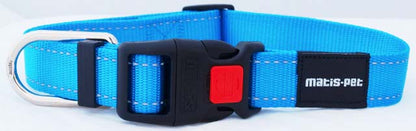 MATIS Klik Ogrlica za psa City Style S 1,3cm/23-30cm, aqua