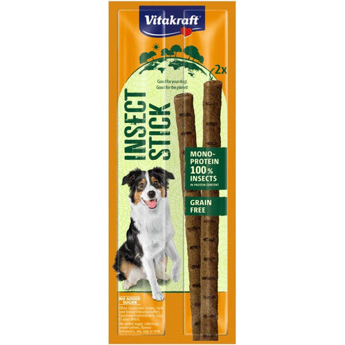 VITAKRAFT Insect Stick, monoprotein kukci, poslastica za pse, 2 kom/24g