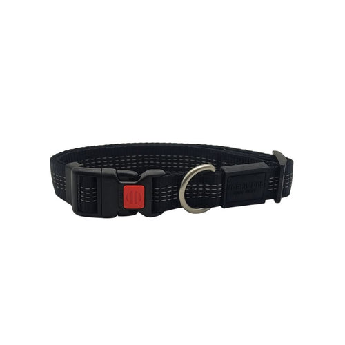 MATIS Klik Ogrlica za psa City Style S 1,5cm/25-35cm, crna