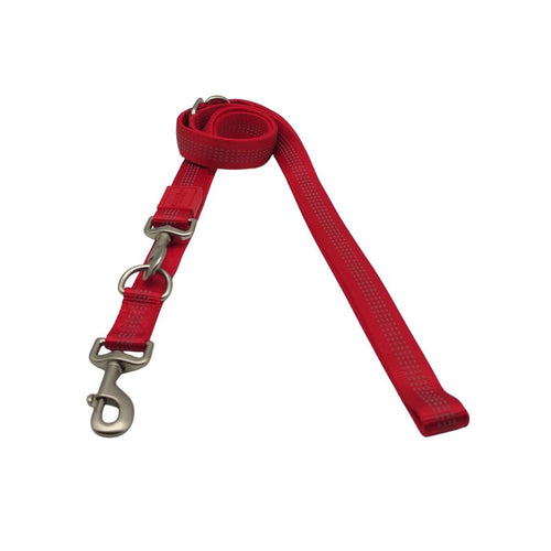 MATIS Dvoslojna Radna vodilica za psa City Stile 1,5cm/2m, crvena