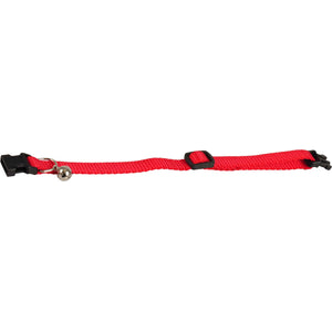 FLAMINGO Ogrlica za macke Art Sportiv Mix sa zvoncicem 10mm/30cm, crvena