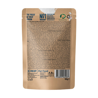 PROOF, Piletina, u umaku od mrkve, za odrasle pse, 100g