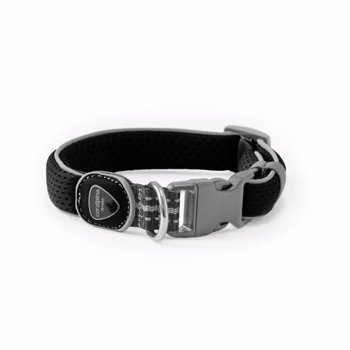 CORALPINA Ogrlica Cinquetorri 2/3, 24-30 cm, crna