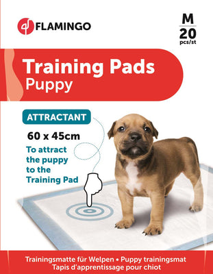 FLAMINGO Puppy Training Pads, upijajuce prostirke s atraktantom, 60/40cm, 20 kom
