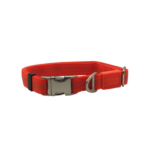 MATIS Klik Ogrlica City Style s metalnom kopcom 2,5cm/44-70cm, narancasta