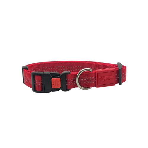 MATIS Klik Ogrlica za psa City Stile S 4cm/45-65cm, crvena