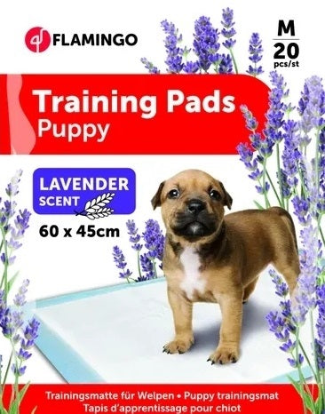 FLAMINGO Puppy Training Pads, upijajuce prostirke, miris lavande, 60/45cm, 20kom
