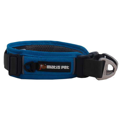 MATIS Klik Ogrlica za psa, Comfort L, 5,5cm najsiri dio/50-66cm, aqua