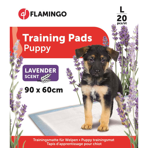 FLAMINGO Puppy Training Pads, upijajuce prostirke, miris lavande, 90/60cm, 20kom