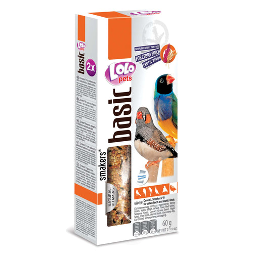 LOLO PETS Stapici sa zitaricama, za egzote, 2kom/60g