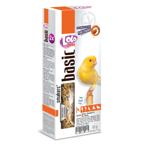LOLO PETS Stapici s aromom meda, za kanarince, 2kom/65g