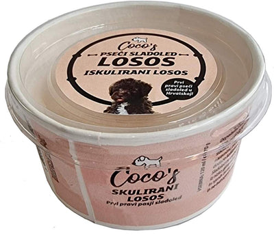 COCO'S Sladoled za pse s okusom lososa, 120ml/70g